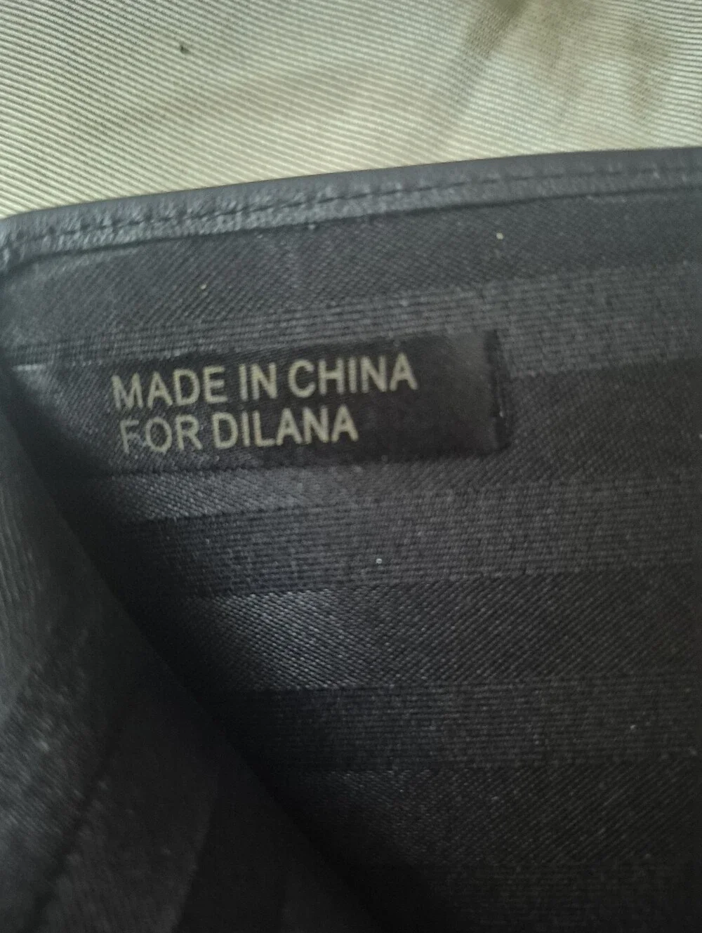 Dilana Black Leather Passport Wallet